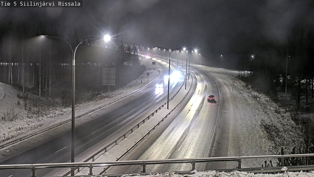 Weather Camera Image Road 5 Siilinjärvi, Rissala, Siilinjärvi, Pohjois-Savo