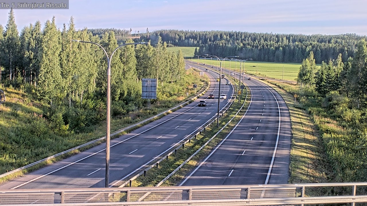 Weather Camera Image Road 5 Siilinjärvi, Rissala, Siilinjärvi, Pohjois-Savo