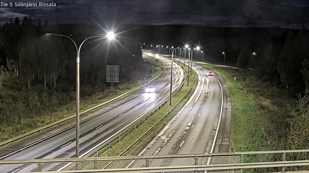Weather Camera Image Road 5 Siilinjärvi, Rissala, Siilinjärvi, Pohjois-Savo