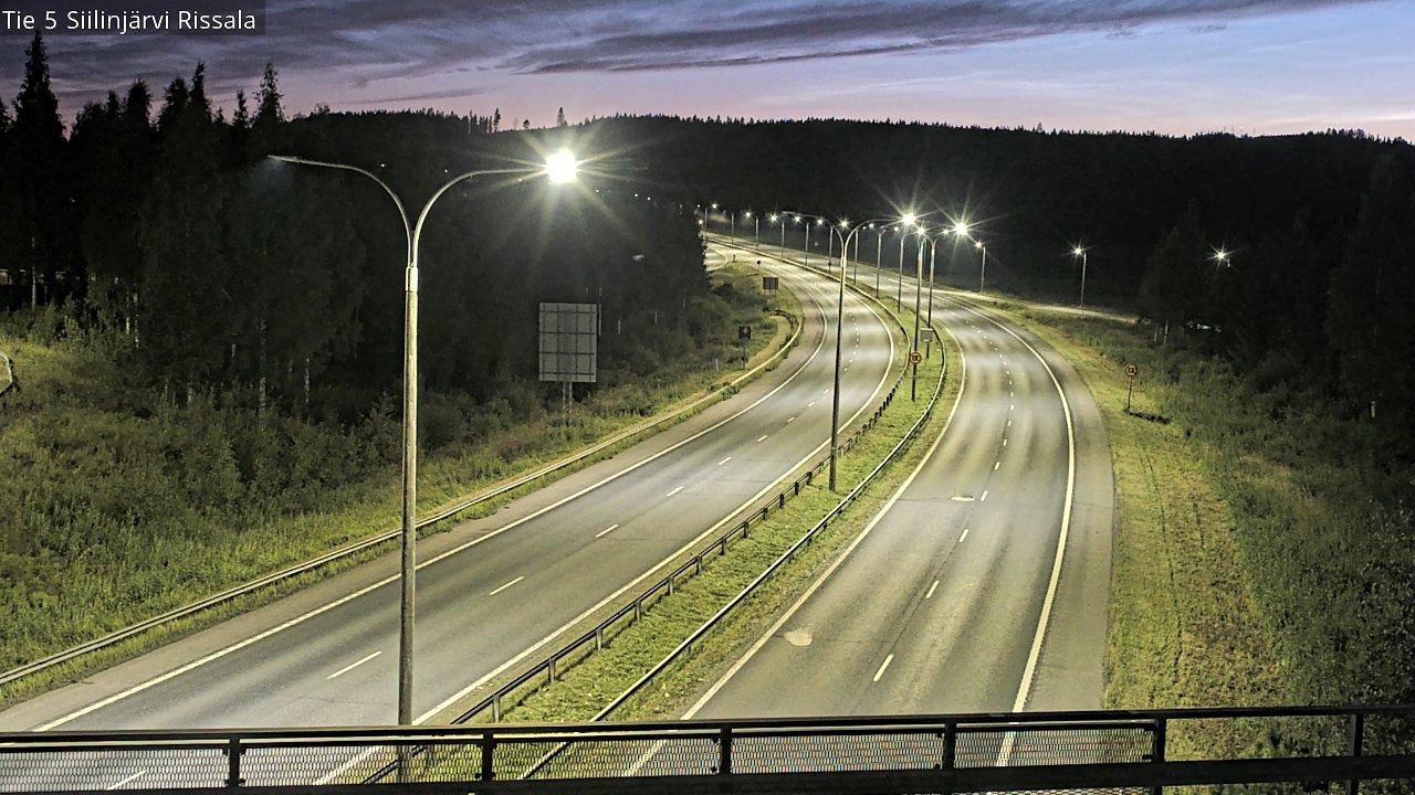 Weather Camera Image Road 5 Siilinjärvi, Rissala, Siilinjärvi, Pohjois-Savo