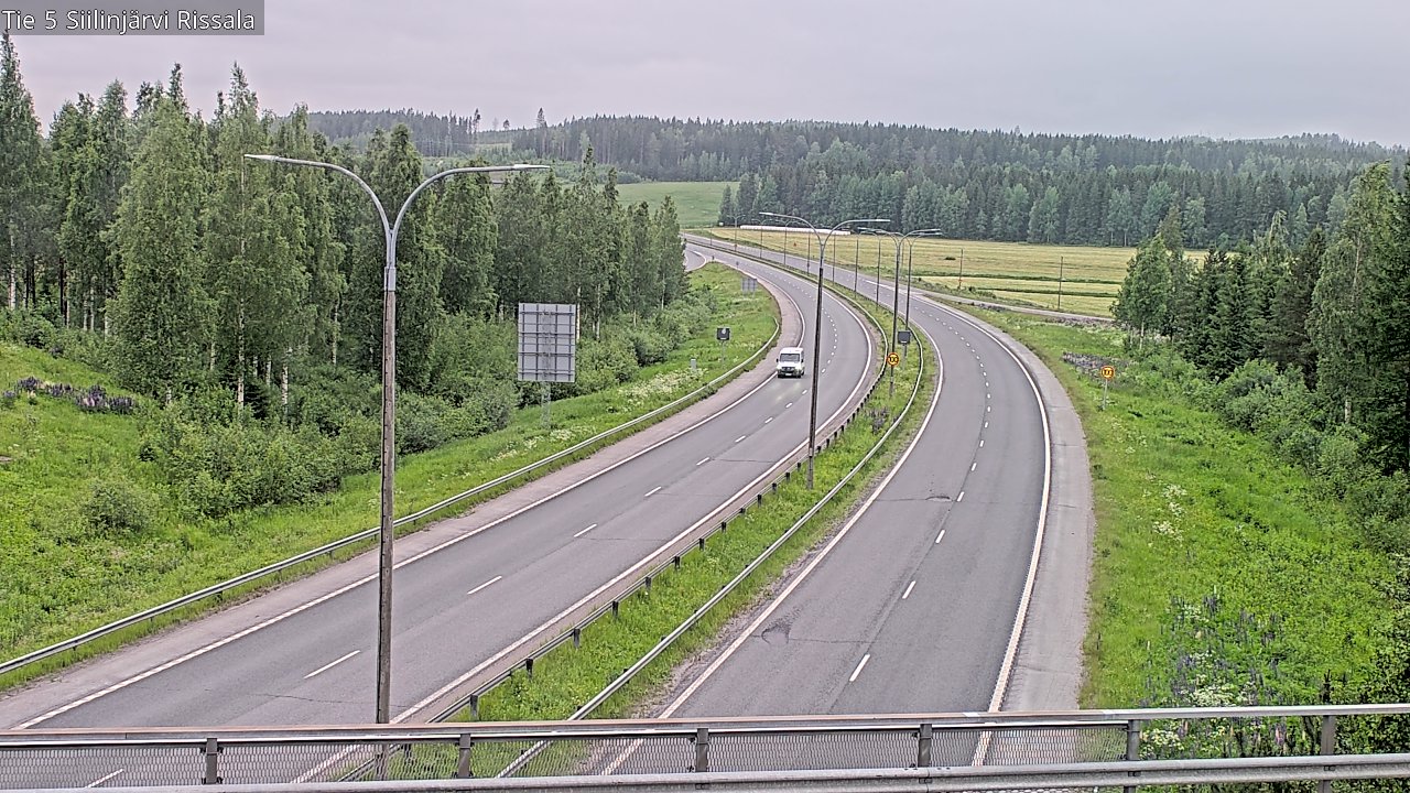 Weather Camera Image Road 5 Siilinjärvi, Rissala, Siilinjärvi, Pohjois-Savo