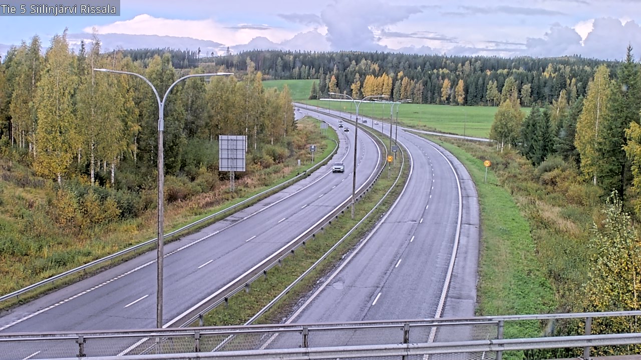 Weather Camera Image Road 5 Siilinjärvi, Rissala, Siilinjärvi, Pohjois-Savo