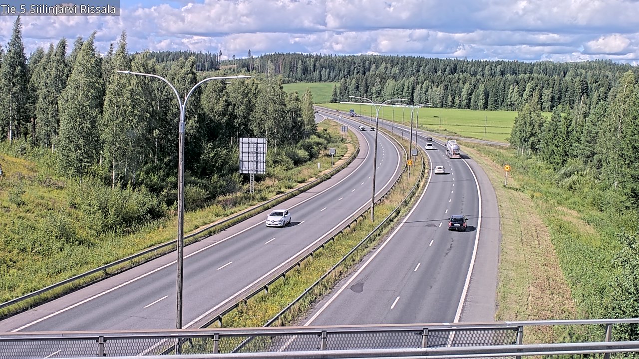 Weather Camera Image Road 5 Siilinjärvi, Rissala, Siilinjärvi, Pohjois-Savo