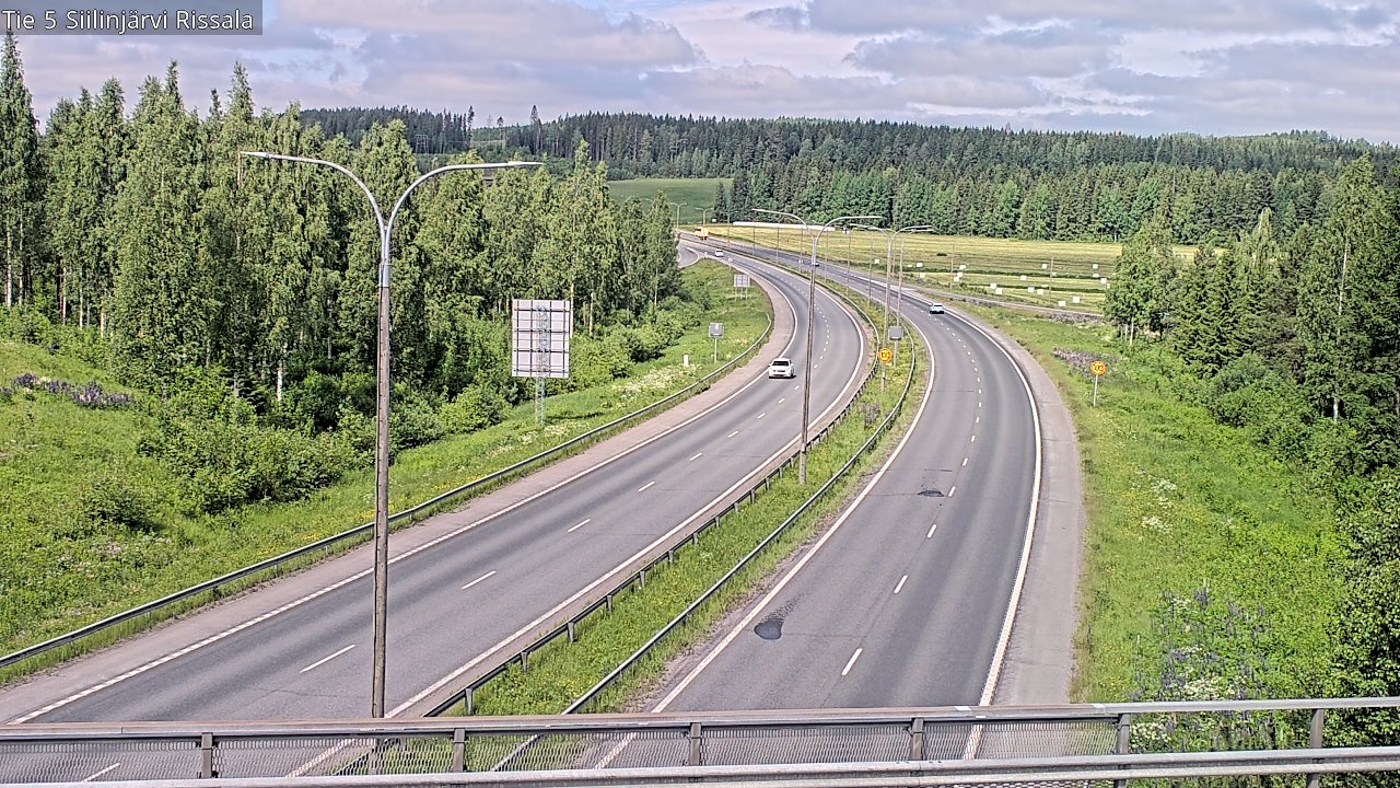 Weather Camera Image Road 5 Siilinjärvi, Rissala, Siilinjärvi, Pohjois-Savo