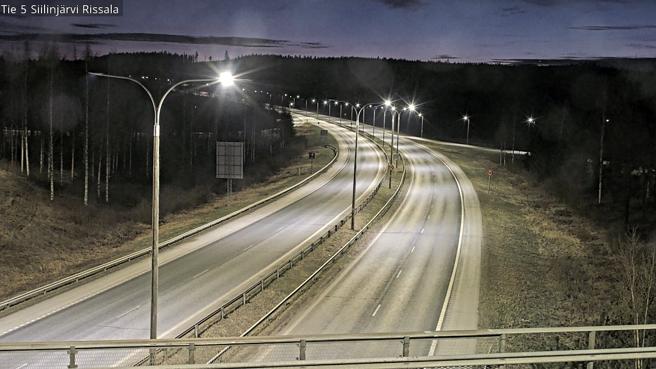 Weather Camera Image Väg 5 Siilinjärvi, Rissala, Siilinjärvi, Pohjois-Savo