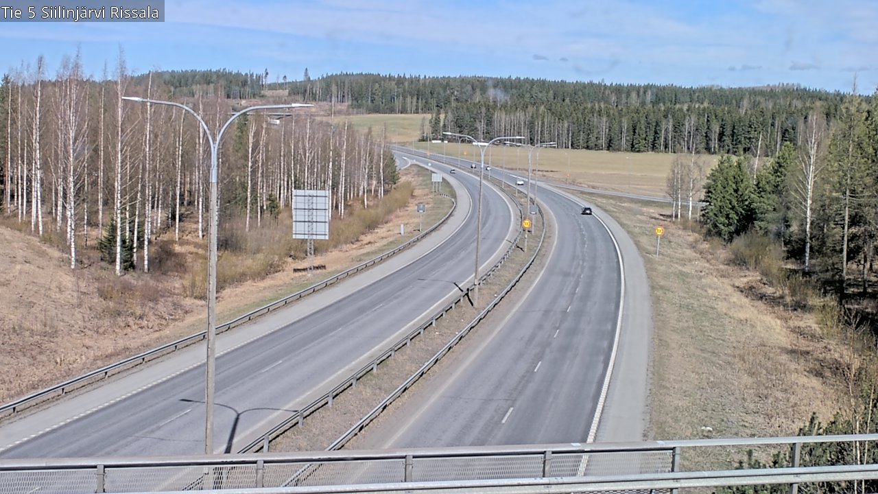 Weather Camera Image Väg 5 Siilinjärvi, Rissala, Siilinjärvi, Pohjois-Savo