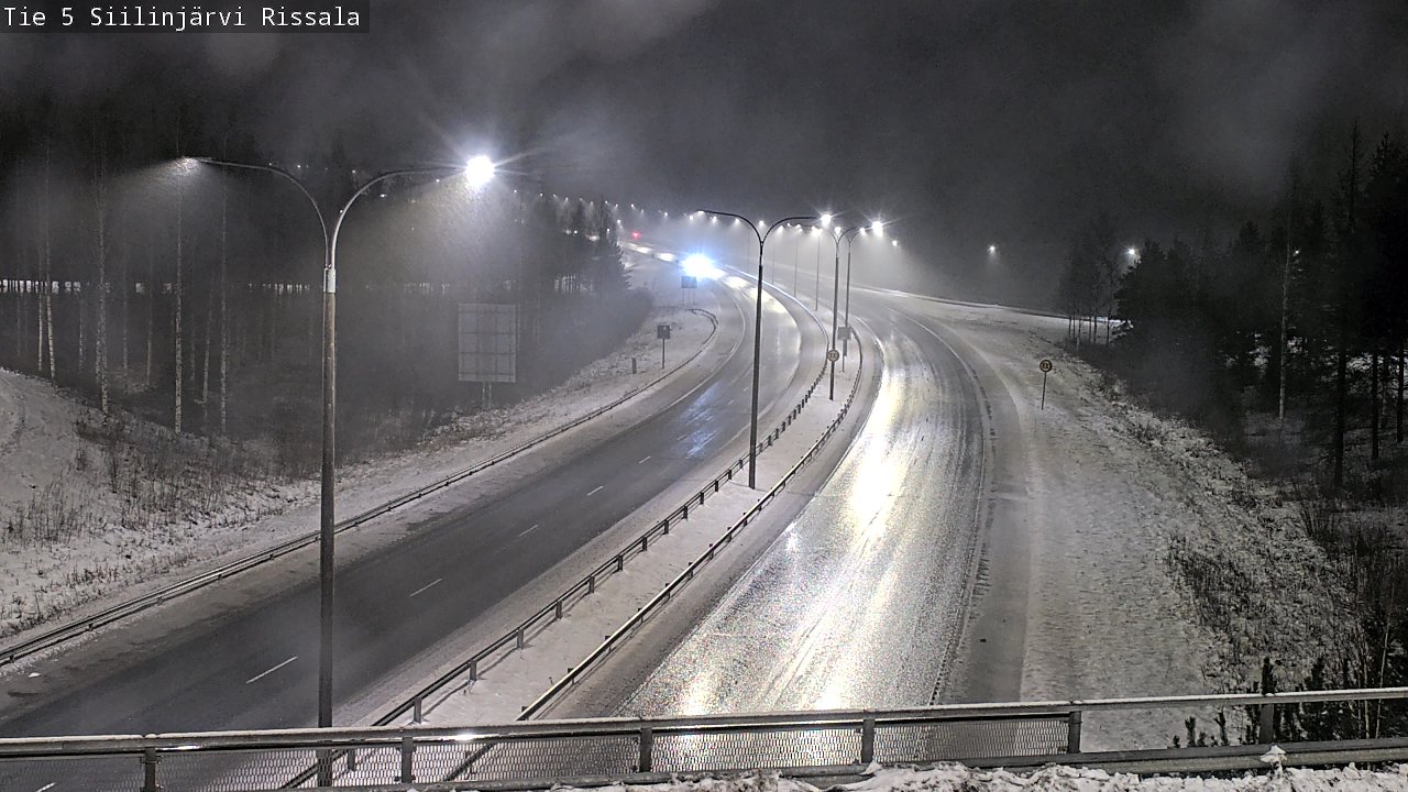Weather Camera Image Väg 5 Siilinjärvi, Rissala, Siilinjärvi, Pohjois-Savo