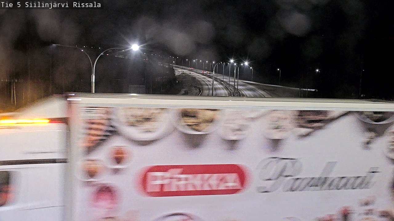 Weather Camera Image Road 5 Siilinjärvi, Rissala, Siilinjärvi, Pohjois-Savo