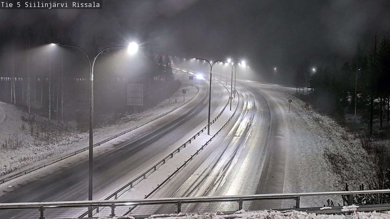 Weather Camera Image Road 5 Siilinjärvi, Rissala, Siilinjärvi, Pohjois-Savo