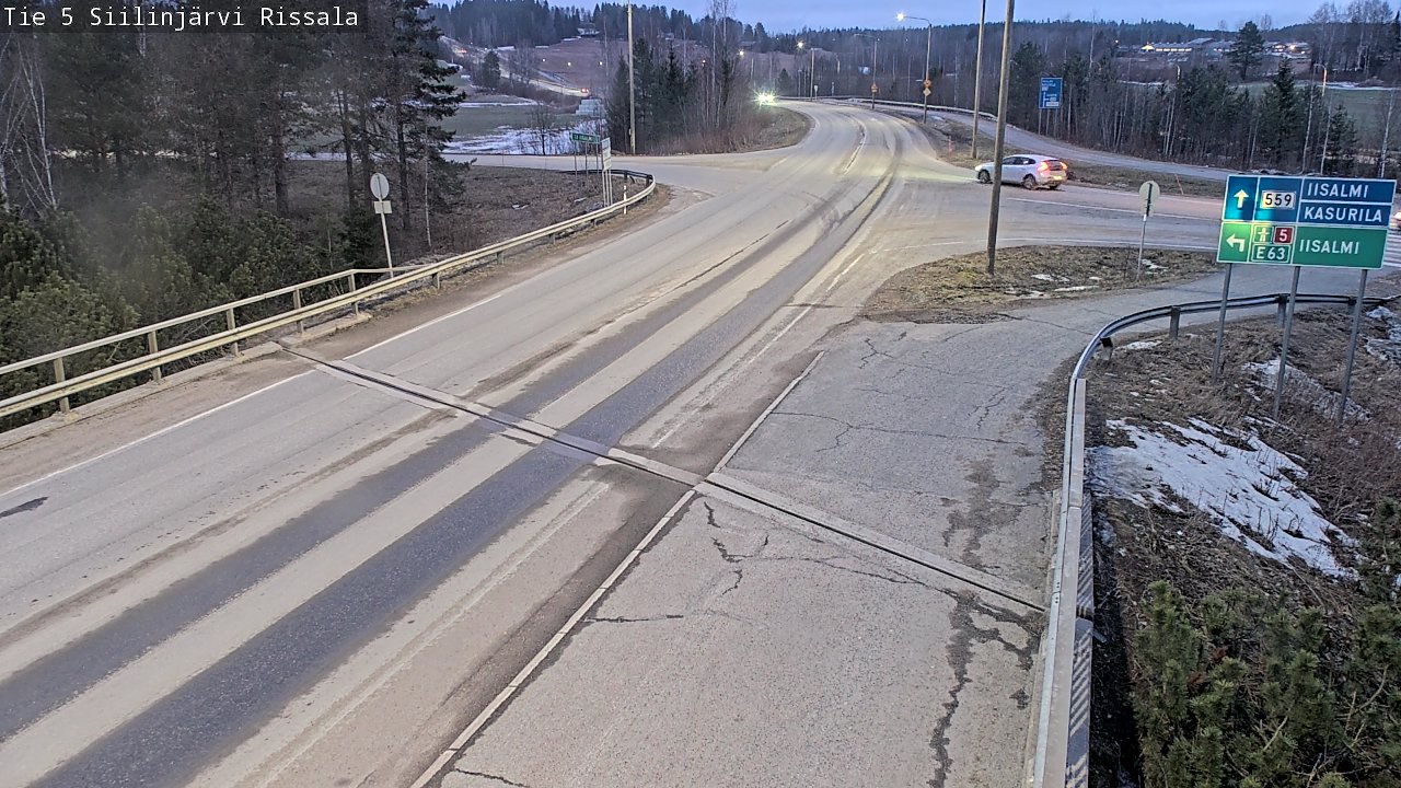 Weather Camera Image Väg 5 Siilinjärvi, Rissala, Siilinjärvi, Pohjois-Savo