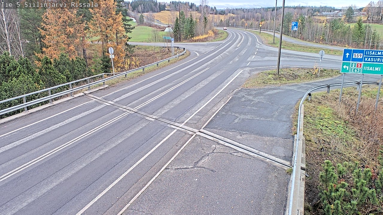 Weather Camera Image Väg 5 Siilinjärvi, Rissala, Siilinjärvi, Pohjois-Savo
