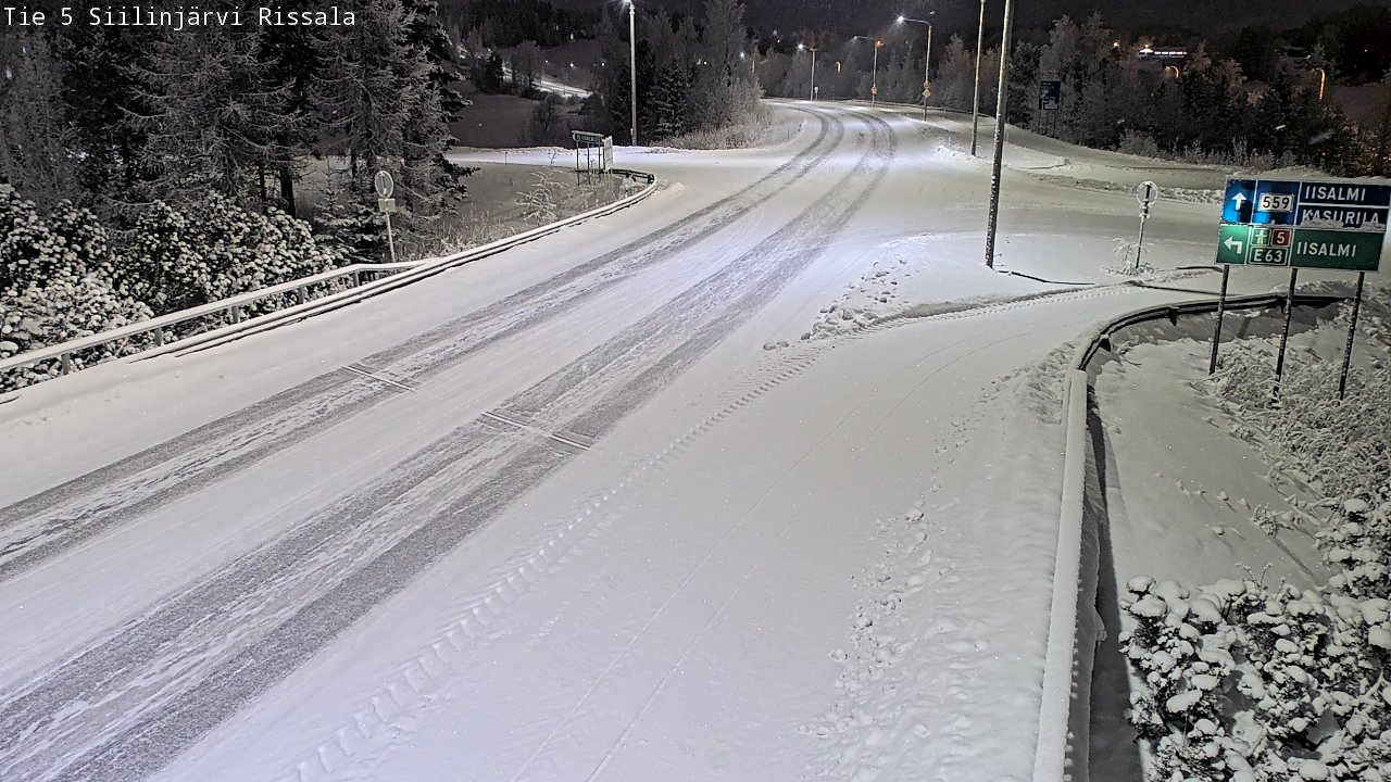 Kelikamerat Kuva Tie 5 Siilinjärvi, Rissala, Siilinjärvi, Pohjois-Savo