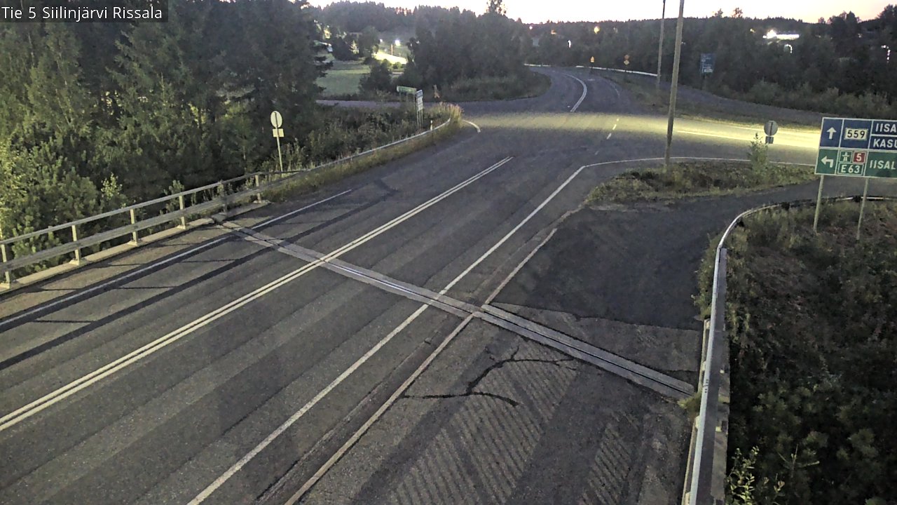 Weather Camera Image Road 5 Siilinjärvi, Rissala, Siilinjärvi, Pohjois-Savo