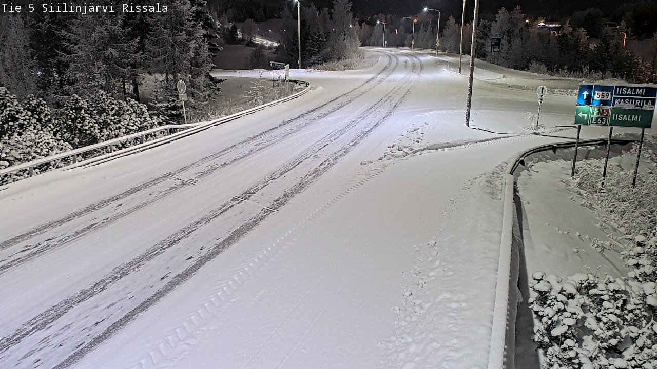 Kelikamerat Kuva Tie 5 Siilinjärvi, Rissala, Siilinjärvi, Pohjois-Savo