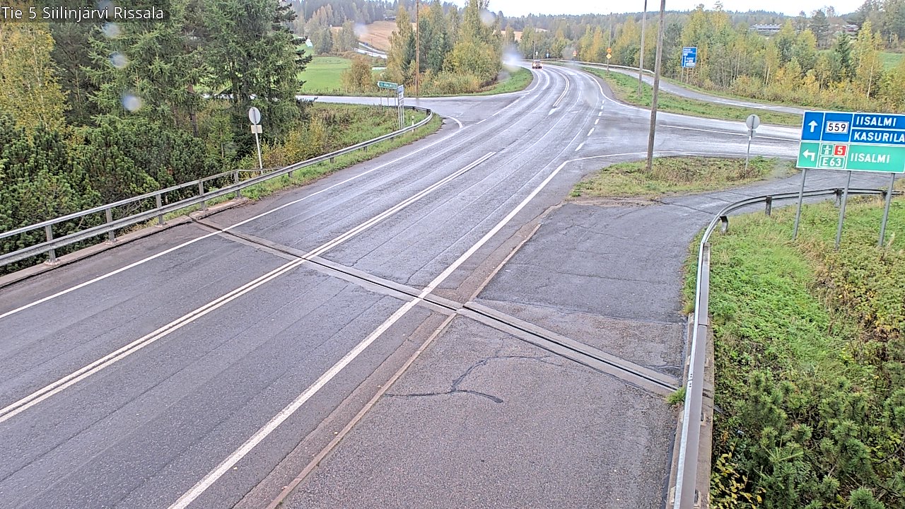 Weather Camera Image Road 5 Siilinjärvi, Rissala, Siilinjärvi, Pohjois-Savo