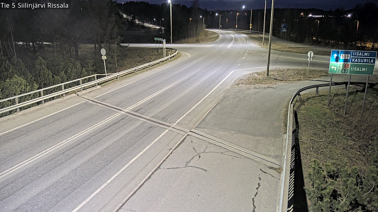 Weather Camera Image Väg 5 Siilinjärvi, Rissala, Siilinjärvi, Pohjois-Savo