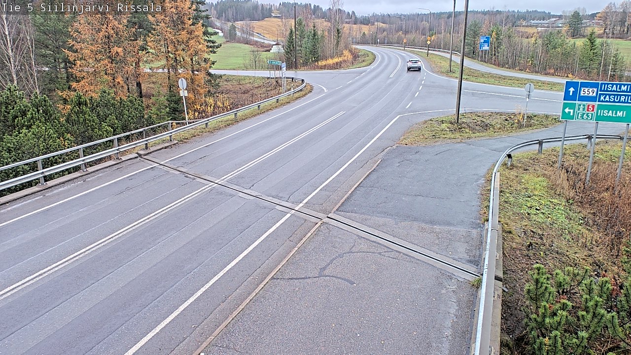 Weather Camera Image Väg 5 Siilinjärvi, Rissala, Siilinjärvi, Pohjois-Savo
