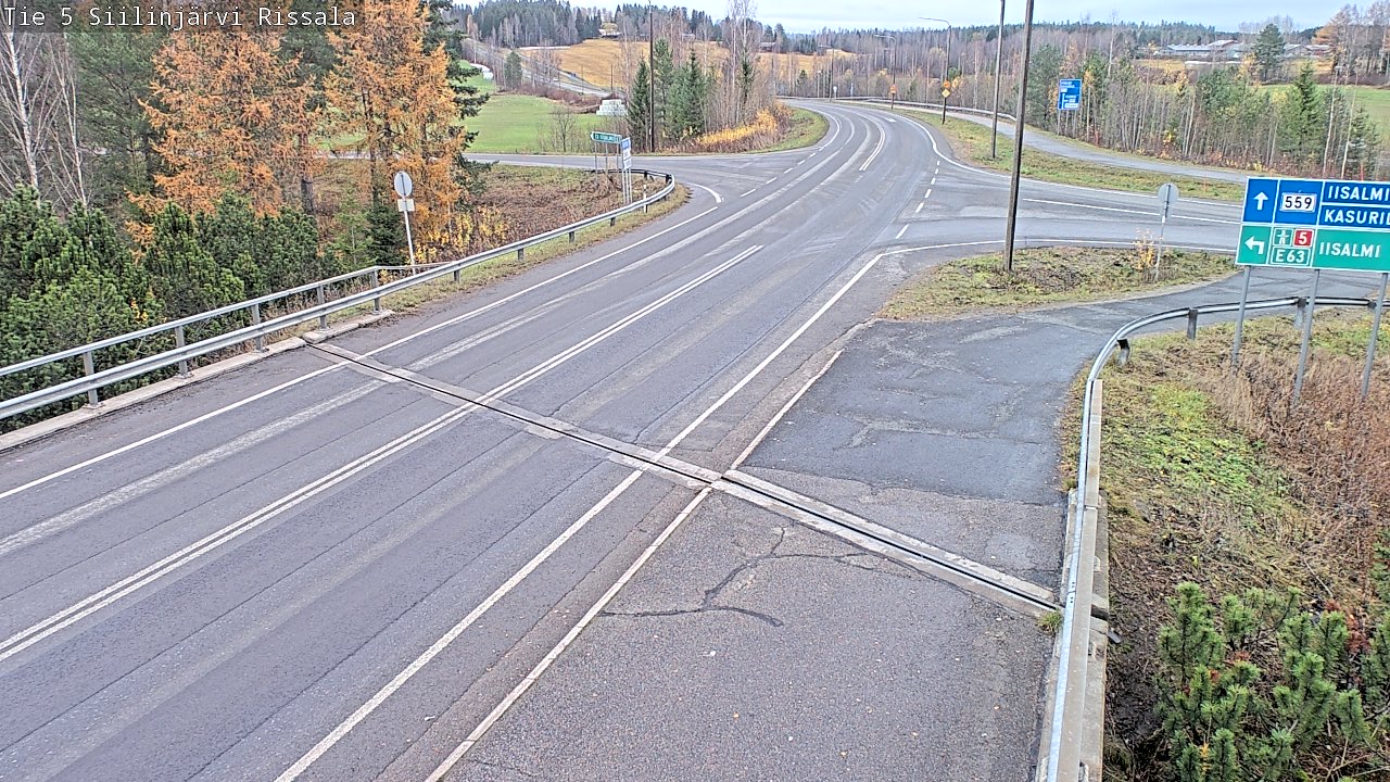 Weather Camera Image Väg 5 Siilinjärvi, Rissala, Siilinjärvi, Pohjois-Savo