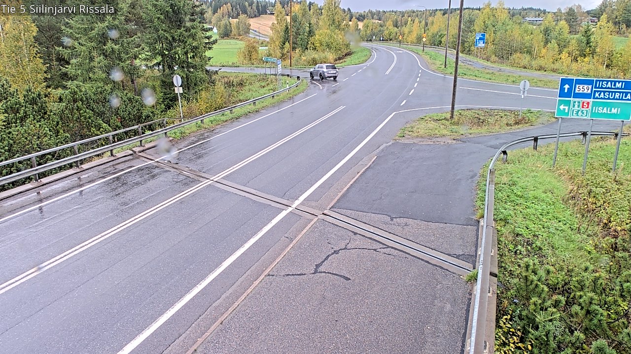 Weather Camera Image Road 5 Siilinjärvi, Rissala, Siilinjärvi, Pohjois-Savo