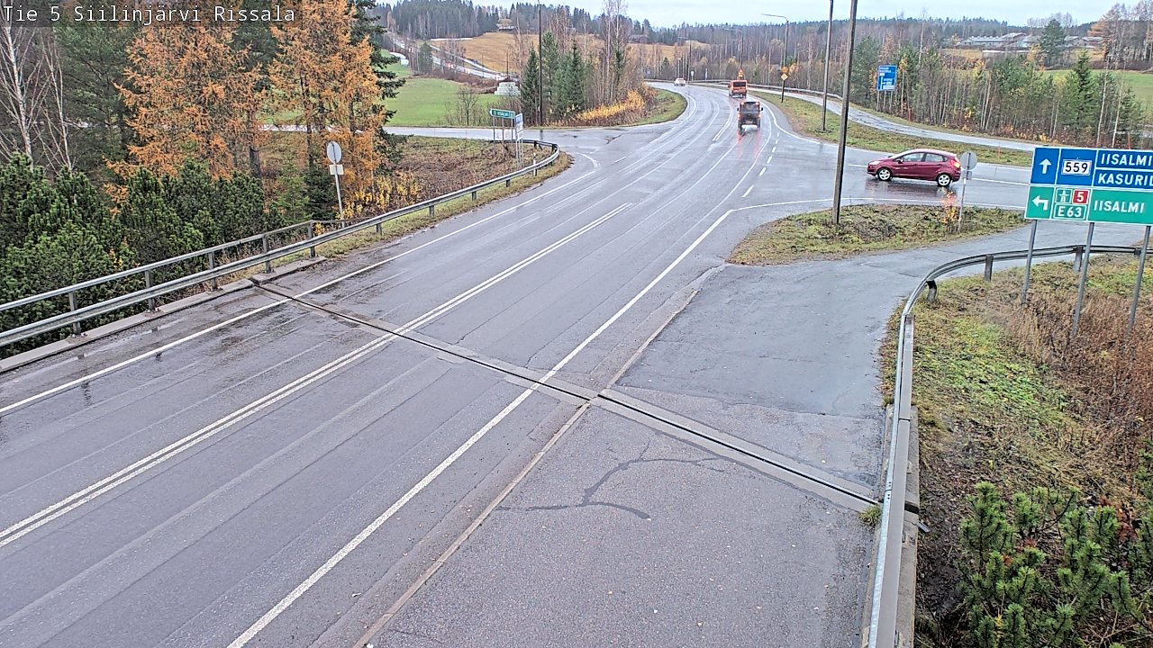 Weather Camera Image Väg 5 Siilinjärvi, Rissala, Siilinjärvi, Pohjois-Savo
