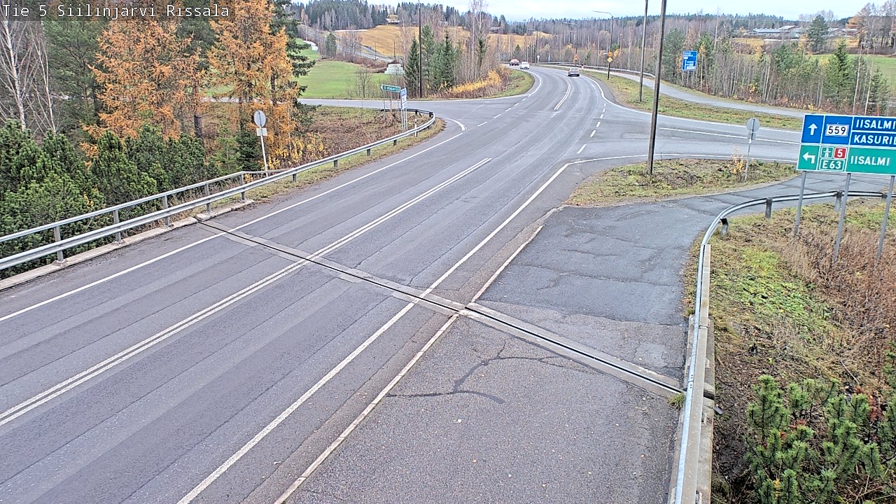 Weather Camera Image Väg 5 Siilinjärvi, Rissala, Siilinjärvi, Pohjois-Savo