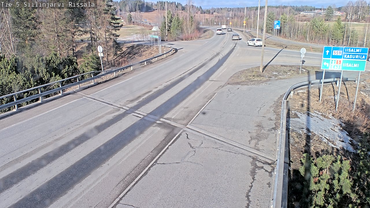 Weather Camera Image Road 5 Siilinjärvi, Rissala, Siilinjärvi, Pohjois-Savo
