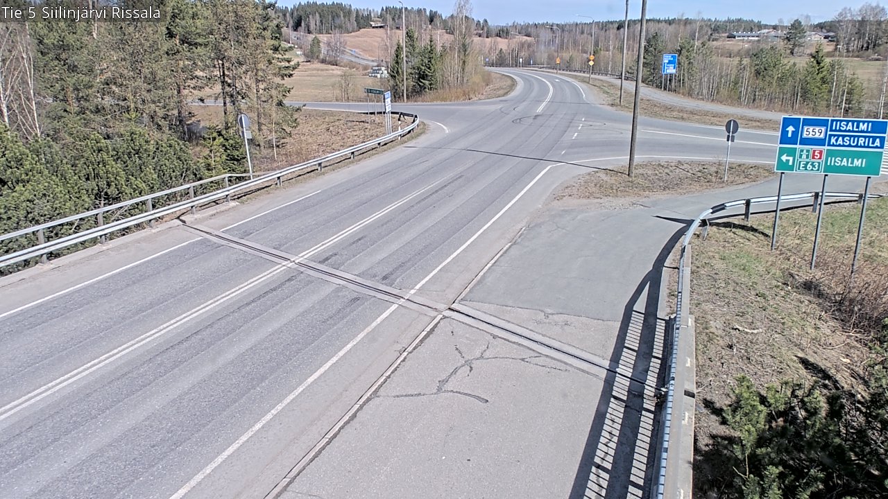 Weather Camera Image Väg 5 Siilinjärvi, Rissala, Siilinjärvi, Pohjois-Savo