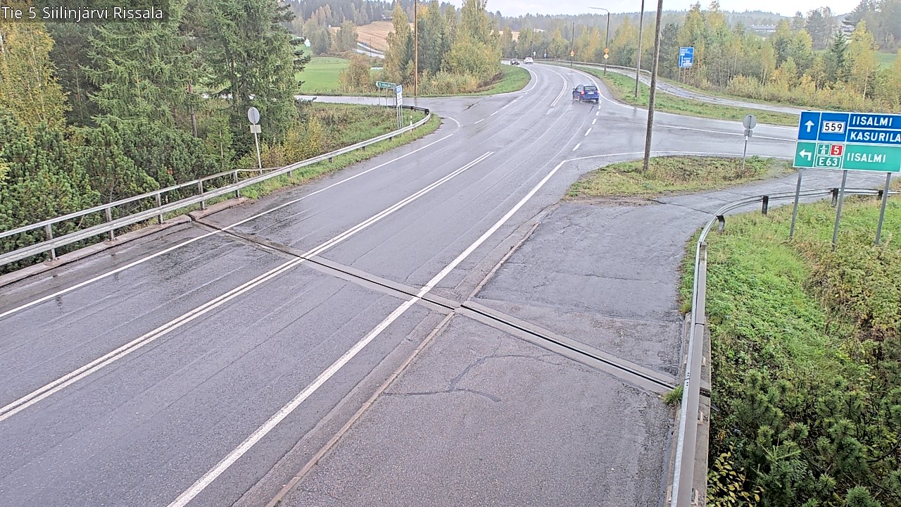 Weather Camera Image Road 5 Siilinjärvi, Rissala, Siilinjärvi, Pohjois-Savo