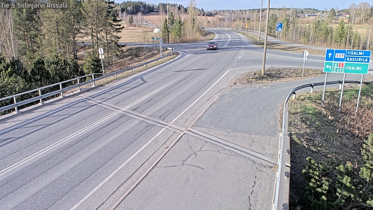 Weather Camera Image Väg 5 Siilinjärvi, Rissala, Siilinjärvi, Pohjois-Savo