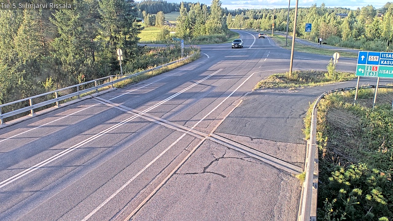 Weather Camera Image Road 5 Siilinjärvi, Rissala, Siilinjärvi, Pohjois-Savo