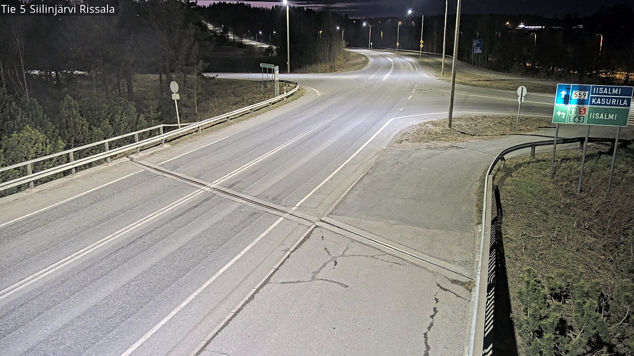 Weather Camera Image Väg 5 Siilinjärvi, Rissala, Siilinjärvi, Pohjois-Savo