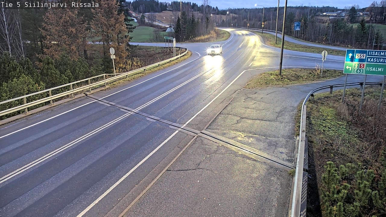 Weather Camera Image Väg 5 Siilinjärvi, Rissala, Siilinjärvi, Pohjois-Savo