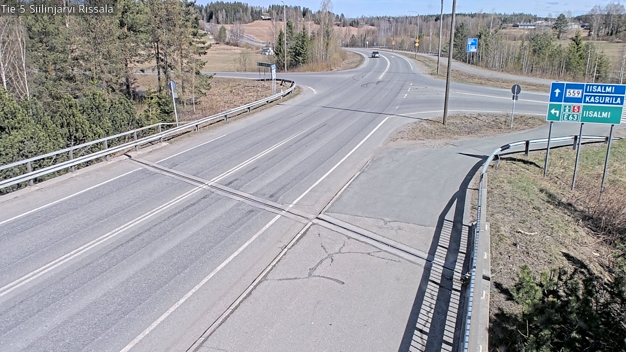 Weather Camera Image Väg 5 Siilinjärvi, Rissala, Siilinjärvi, Pohjois-Savo