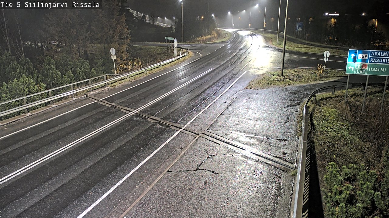 Weather Camera Image Road 5 Siilinjärvi, Rissala, Siilinjärvi, Pohjois-Savo