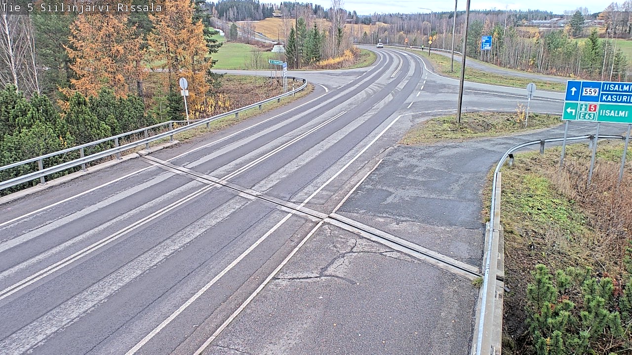 Weather Camera Image Väg 5 Siilinjärvi, Rissala, Siilinjärvi, Pohjois-Savo