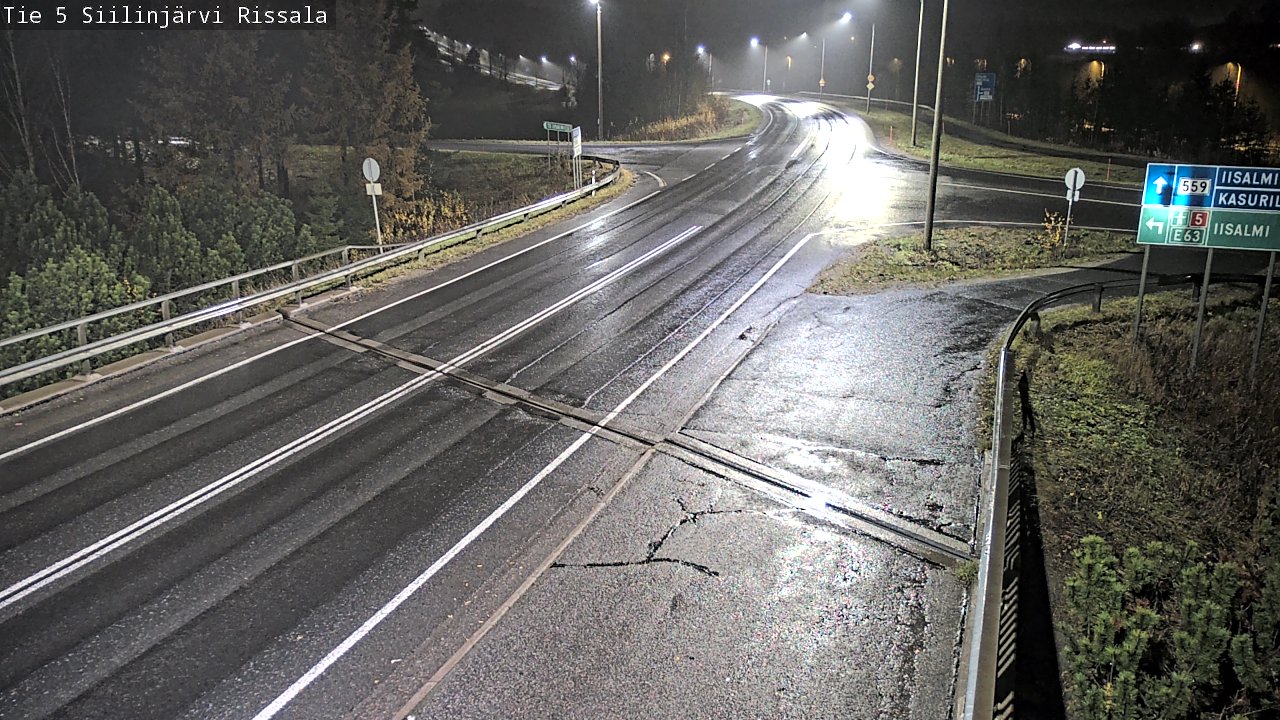 Weather Camera Image Road 5 Siilinjärvi, Rissala, Siilinjärvi, Pohjois-Savo