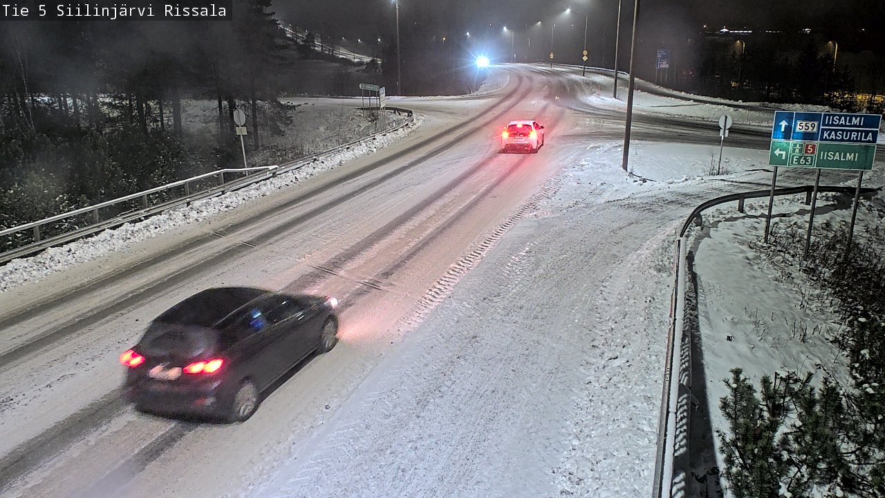 Weather Camera Image Road 5 Siilinjärvi, Rissala, Siilinjärvi, Pohjois-Savo