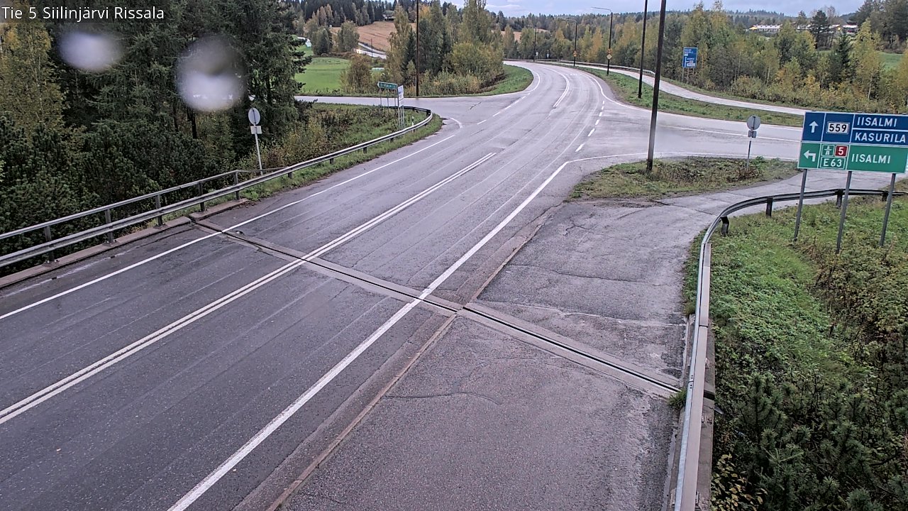 Weather Camera Image Road 5 Siilinjärvi, Rissala, Siilinjärvi, Pohjois-Savo