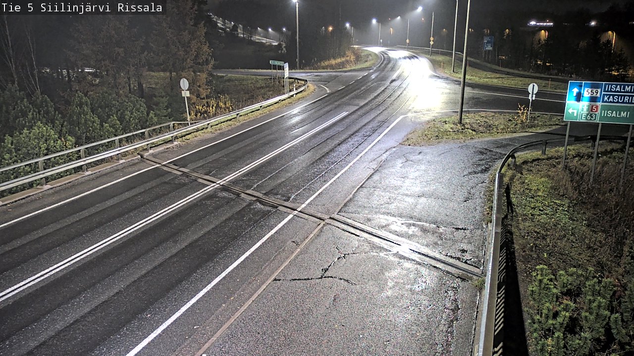 Weather Camera Image Road 5 Siilinjärvi, Rissala, Siilinjärvi, Pohjois-Savo