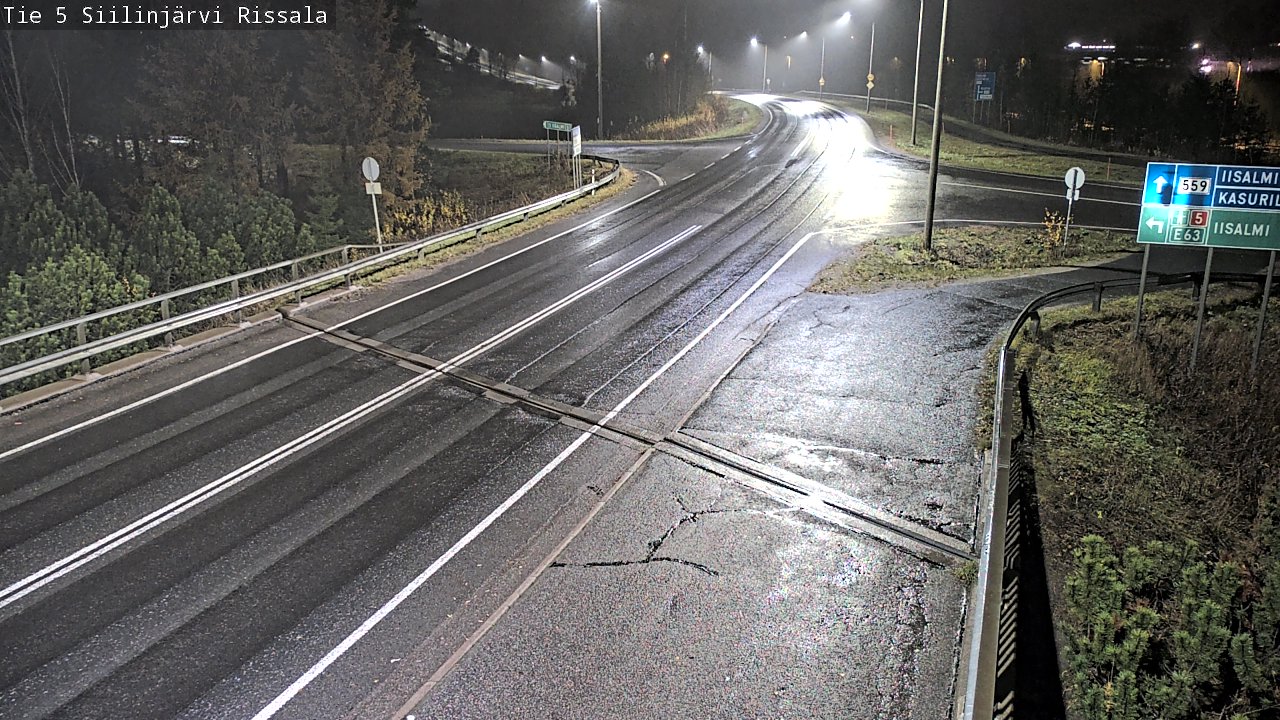 Weather Camera Image Road 5 Siilinjärvi, Rissala, Siilinjärvi, Pohjois-Savo