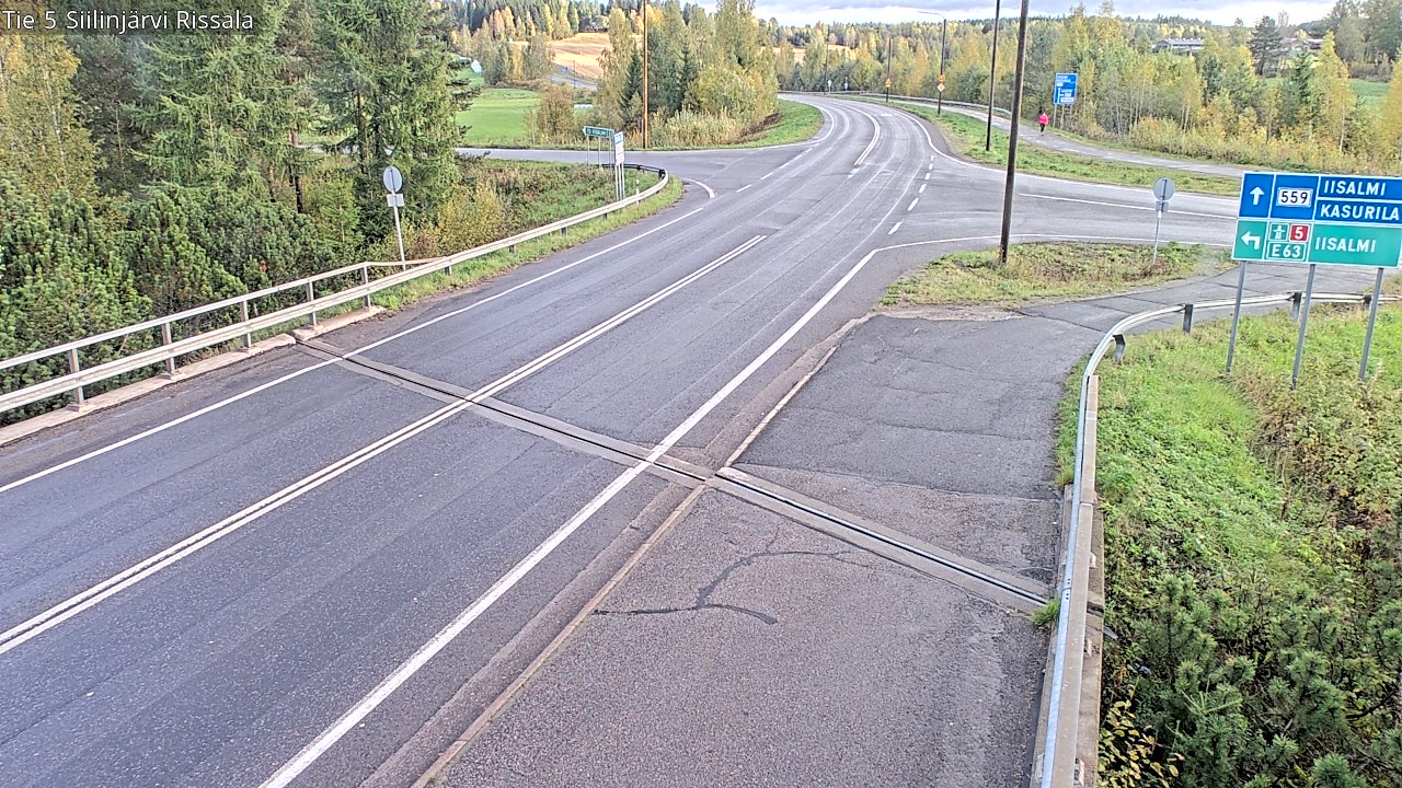 Weather Camera Image Road 5 Siilinjärvi, Rissala, Siilinjärvi, Pohjois-Savo