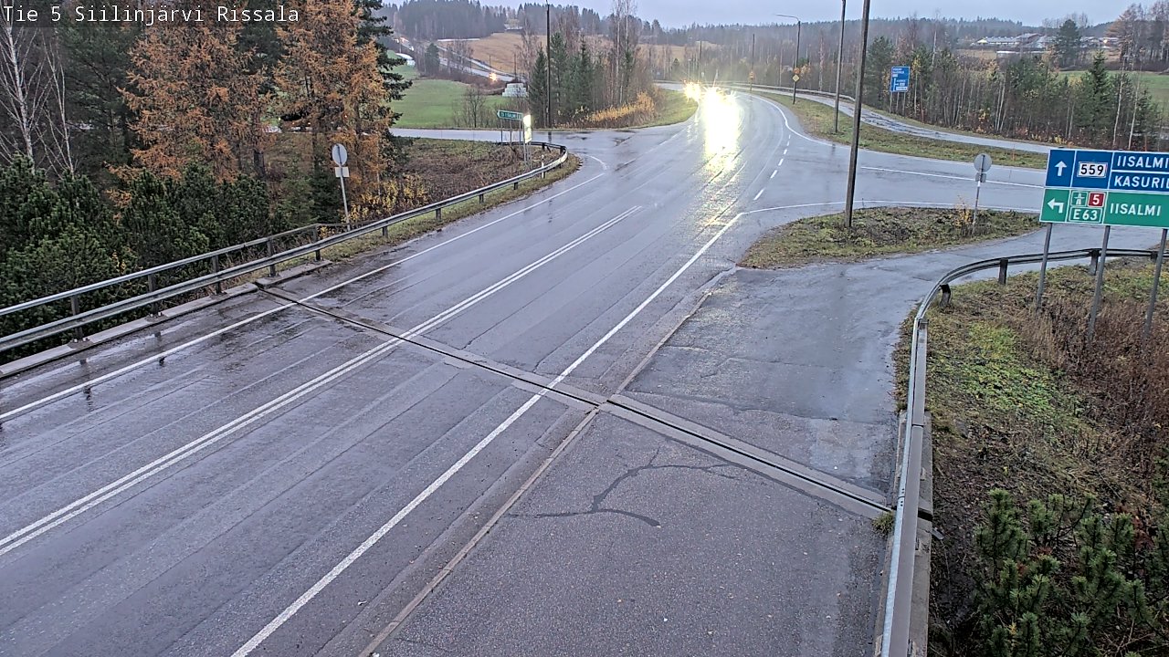 Weather Camera Image Väg 5 Siilinjärvi, Rissala, Siilinjärvi, Pohjois-Savo