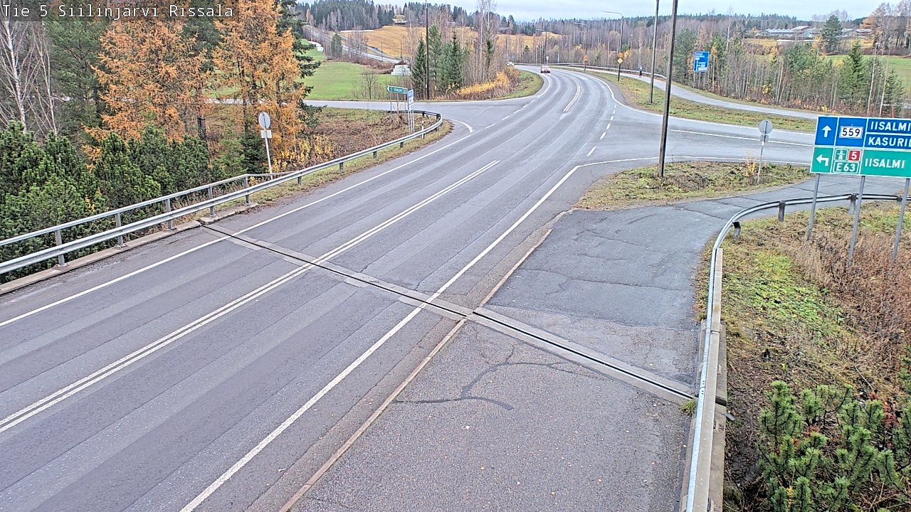 Weather Camera Image Väg 5 Siilinjärvi, Rissala, Siilinjärvi, Pohjois-Savo