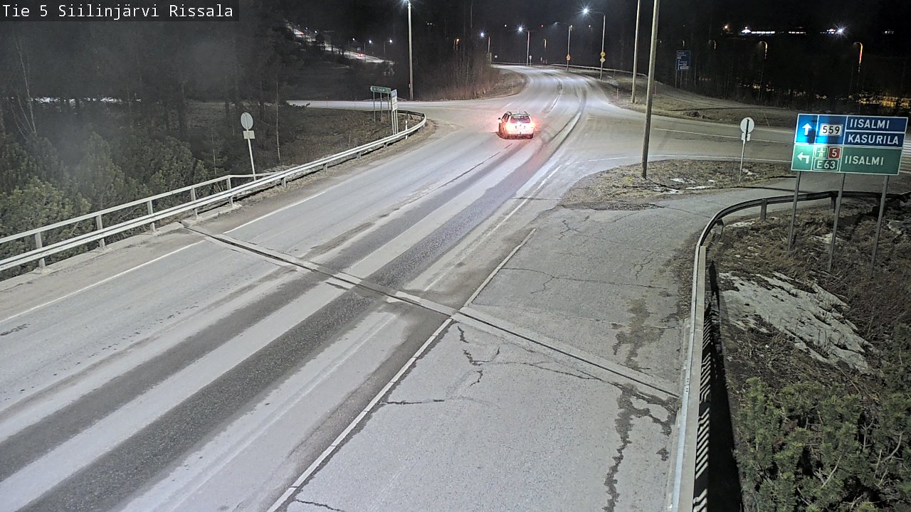 Weather Camera Image Väg 5 Siilinjärvi, Rissala, Siilinjärvi, Pohjois-Savo