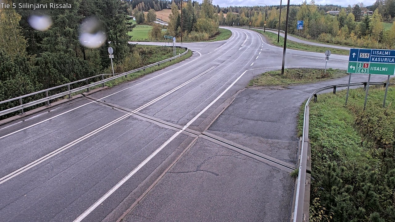 Weather Camera Image Road 5 Siilinjärvi, Rissala, Siilinjärvi, Pohjois-Savo