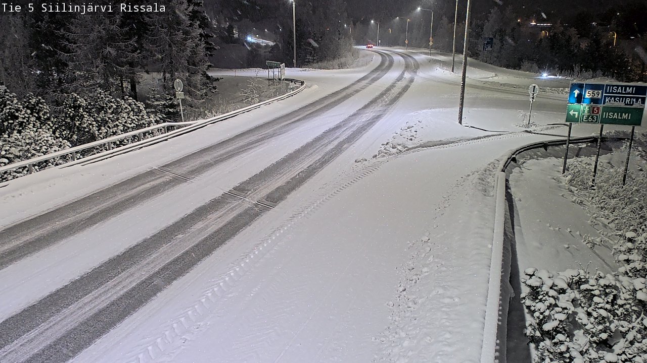 Kelikamerat Kuva Tie 5 Siilinjärvi, Rissala, Siilinjärvi, Pohjois-Savo