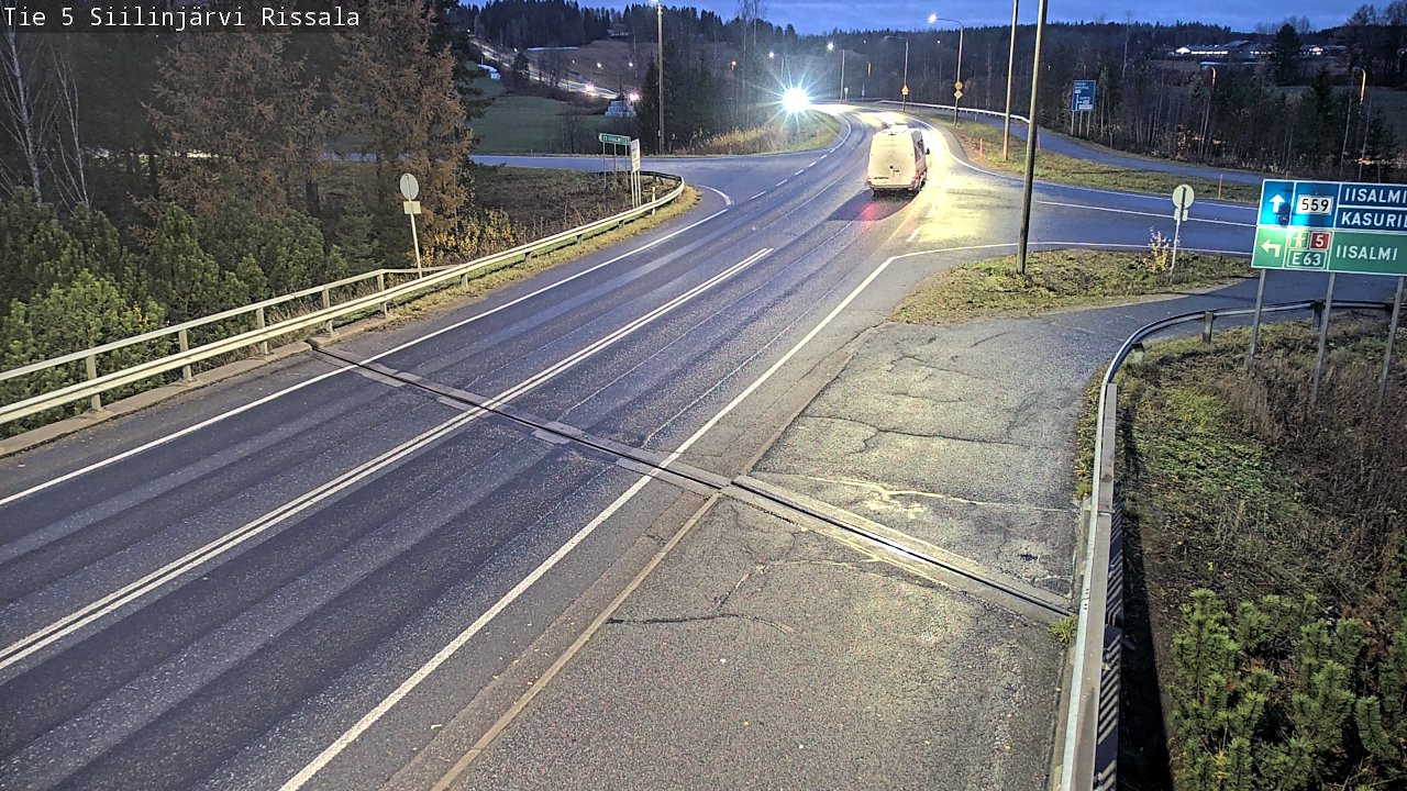 Weather Camera Image Väg 5 Siilinjärvi, Rissala, Siilinjärvi, Pohjois-Savo