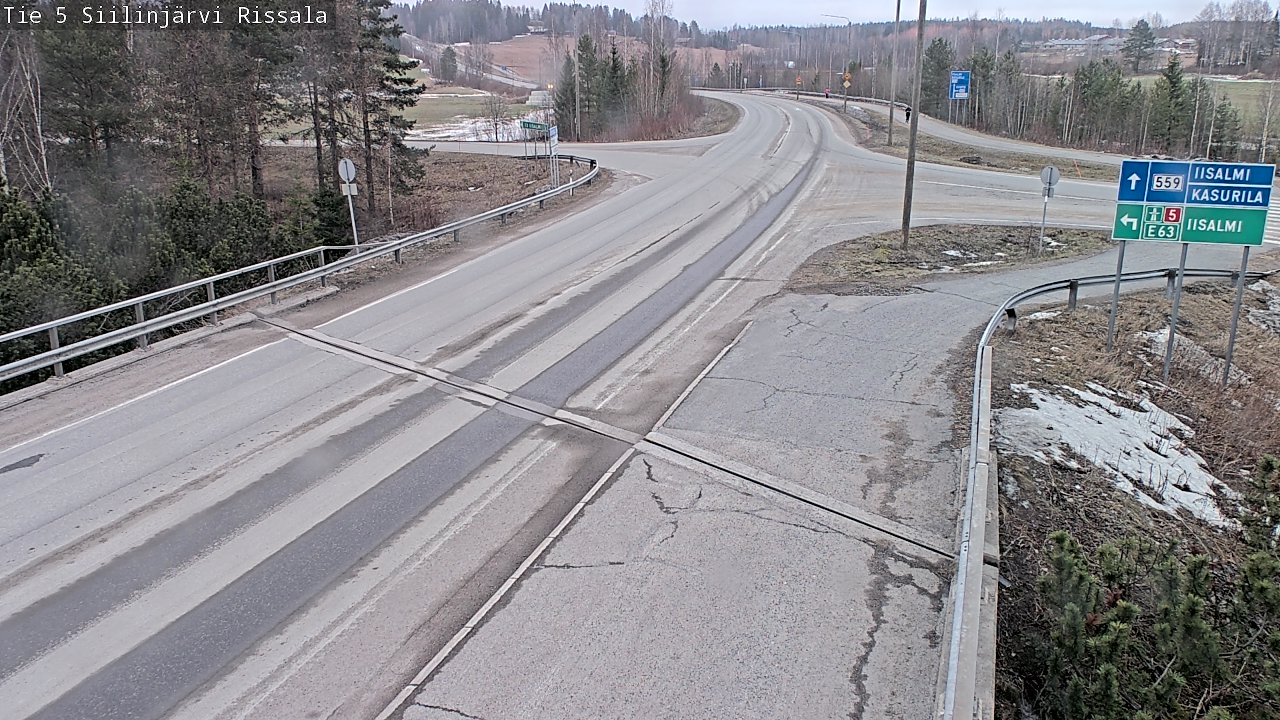 Weather Camera Image Väg 5 Siilinjärvi, Rissala, Siilinjärvi, Pohjois-Savo