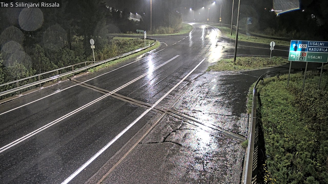 Weather Camera Image Road 5 Siilinjärvi, Rissala, Siilinjärvi, Pohjois-Savo