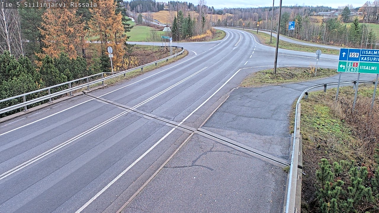Weather Camera Image Väg 5 Siilinjärvi, Rissala, Siilinjärvi, Pohjois-Savo